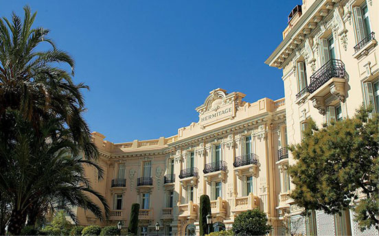 Noura à l'hôtel Hermitage de Monaco